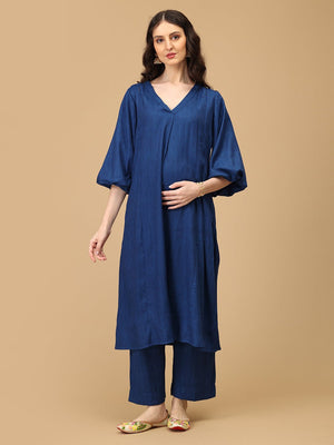 Royal Affair Maternity and Nursing Co Ord Set - MEW - SK - RYLAF - S