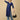 Royal Blue Embroidered Maternity And Nursing Silk Kurta - S Maternity Ethnic Wear