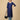 Royal Blue Embroidered Maternity And Nursing Silk Kurta - S Maternity Ethnic Wear