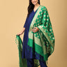 Royal Cosmic Embroidered Maternity And Nursing Silk Kurta Set With Dupatta - MEW - SK - ROYCS - S
