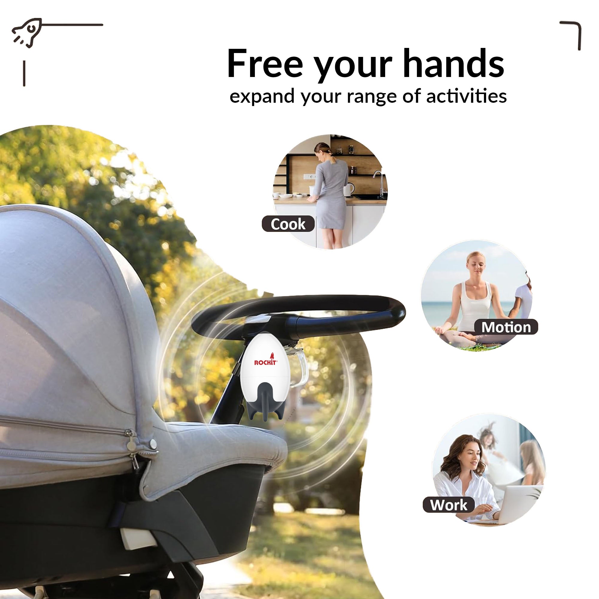 Rockit Rocker-  Portable Stroller Rocker