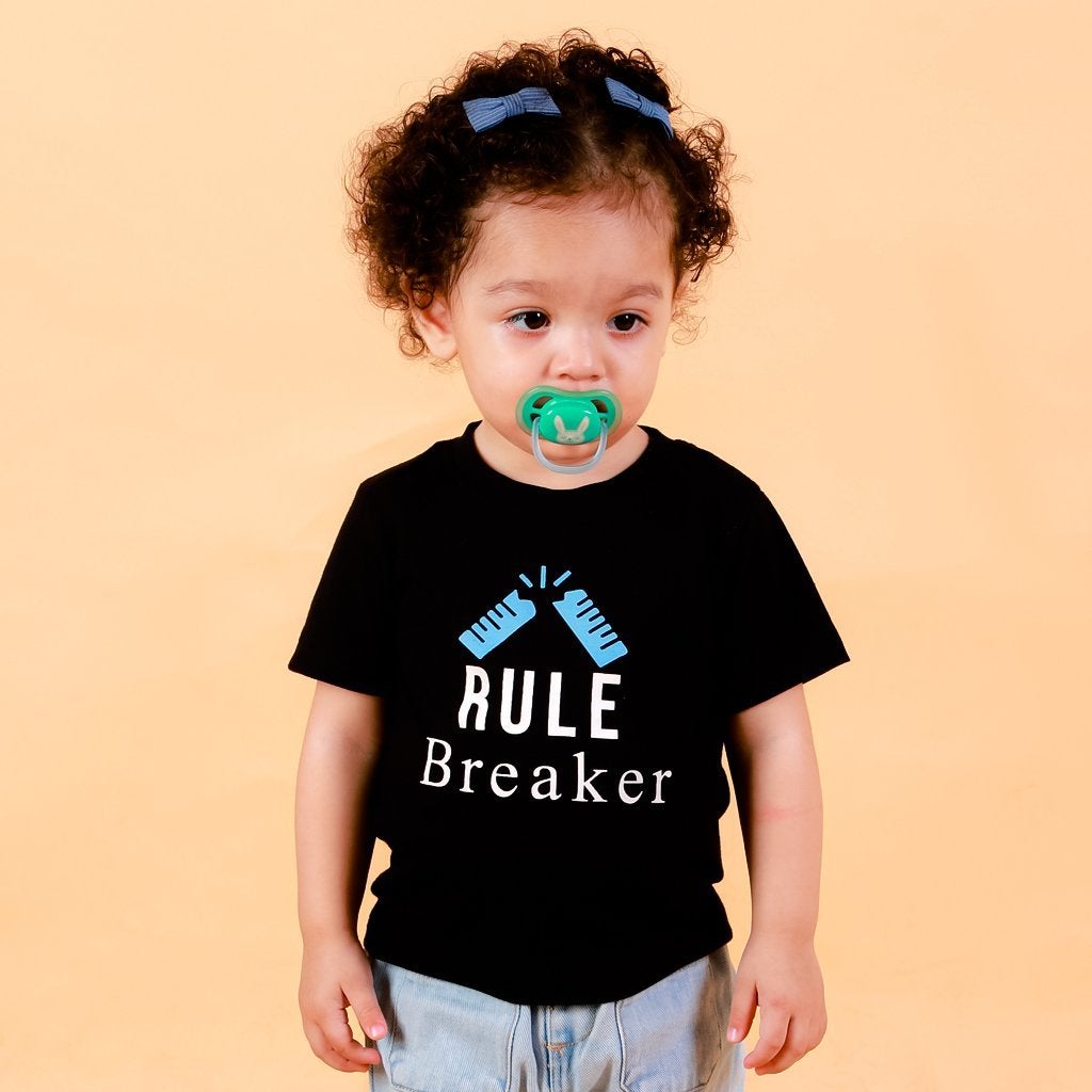 The Mom Store - Twinning Combo - Rule Breakers Matching Family T Shirts - Combo of 3 - TWTS - RUBRK