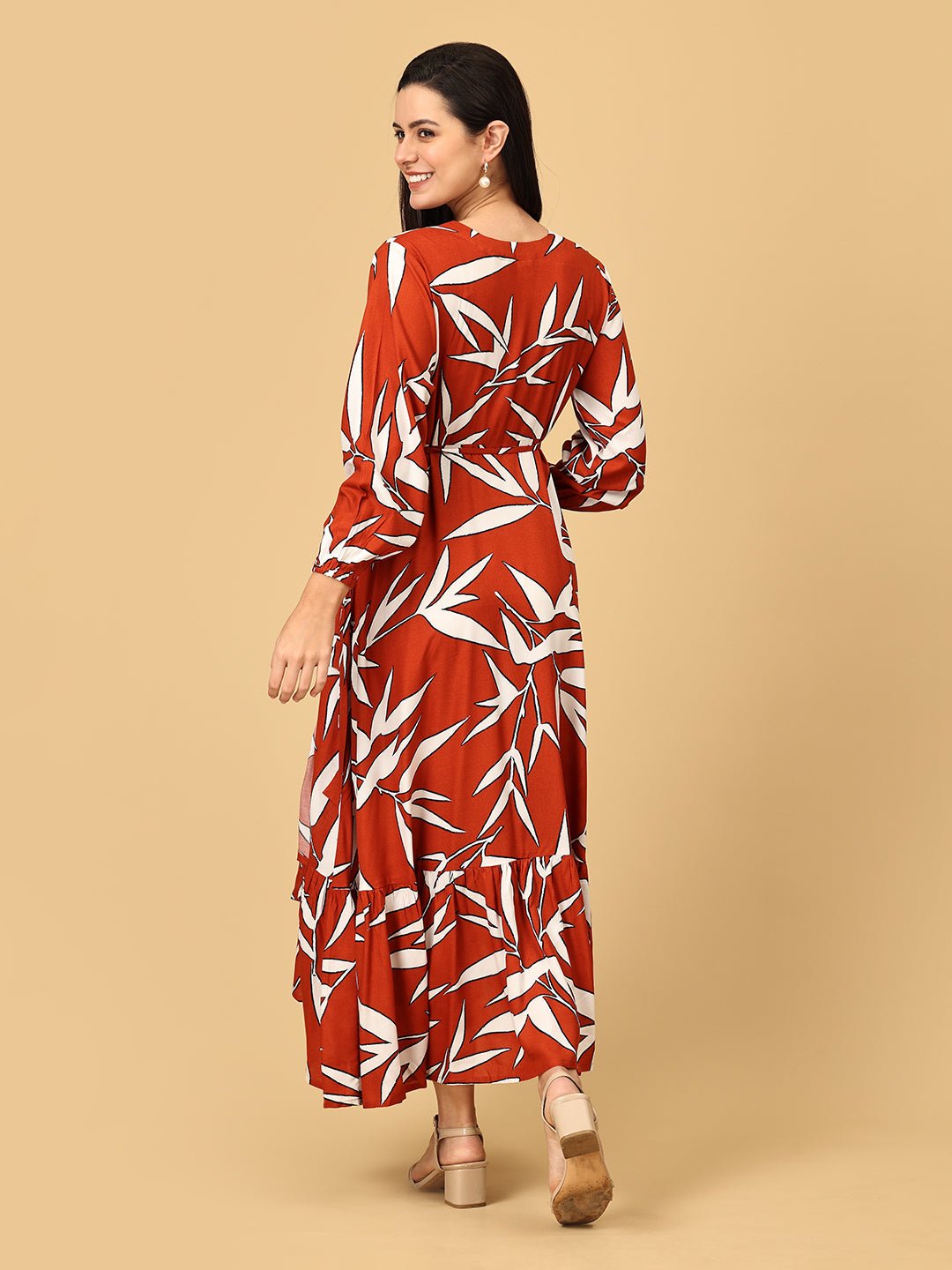 Rust and Relax Maternity and Nursing Dress - DRS - SK - RSRLX - S