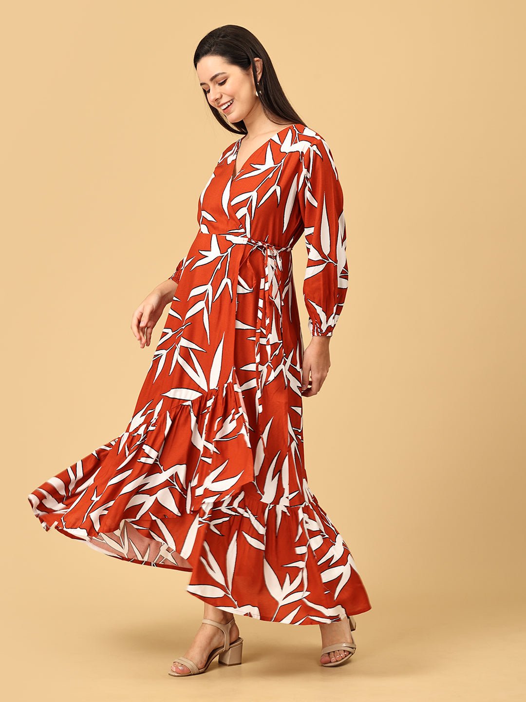 Rust and Relax Maternity and Nursing Dress - DRS - SK - RSRLX - S