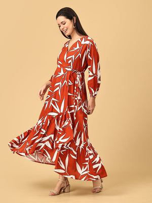 Rust and Relax Maternity and Nursing Dress - DRS - SK - RSRLX - S