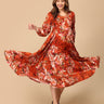 Rust in Show Maternity and Nursing Maxi Dress - DRS - SK - RSISW - S