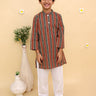 Rust Kalamkari Boys Kurta Set - KES - RA - RSKBY - 0 - 6