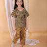 Rust Orange Girls Kaftan Set - KES-SN-RSTO-0-6