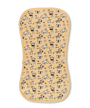 Rusty Jungle - Burp Cloth - Pastel Orange Burp Cloth