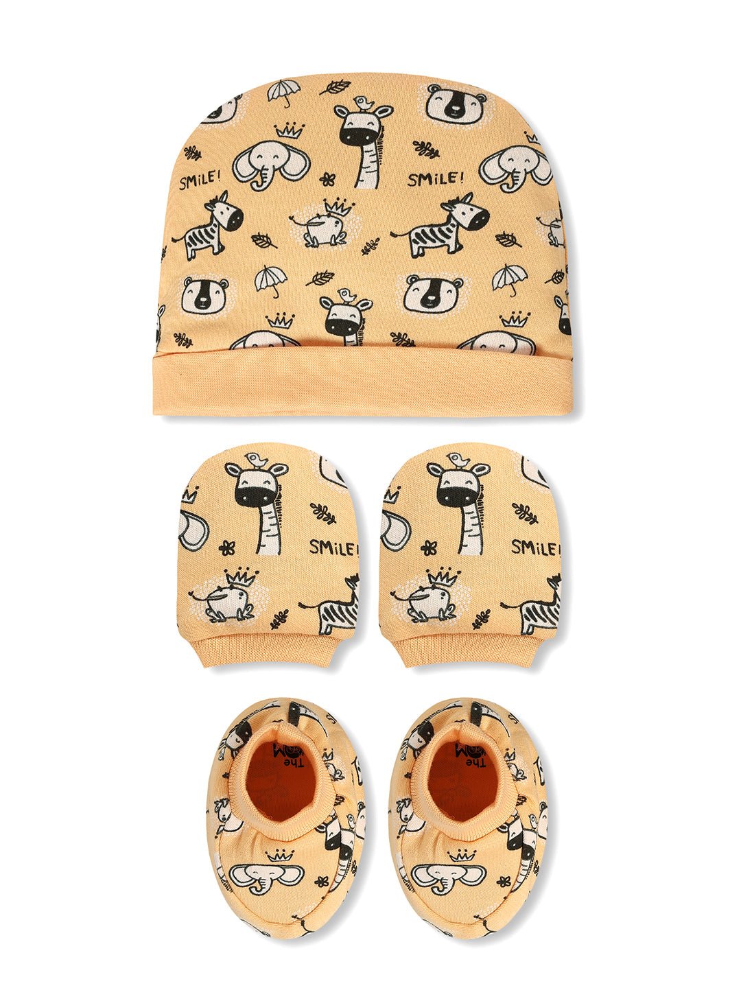 Rusty Jungle - Mittens, Booties and Cap set - MBC - TC - RSTJG