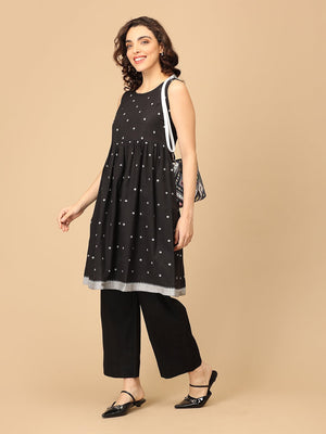Back in Blackloom Women's Handloom Co-ord Set - Women's Co-ord Set