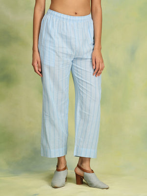 S Sky Serenade Women's Handloom Co - ord Set - Women's Co - ord Set
