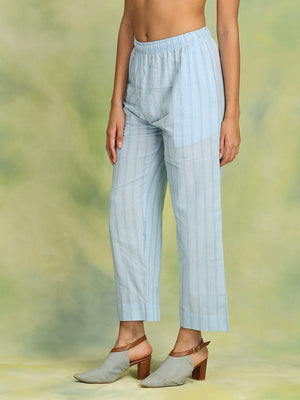 S Sky Serenade Women's Handloom Co - ord Set - Women's Co - ord Set