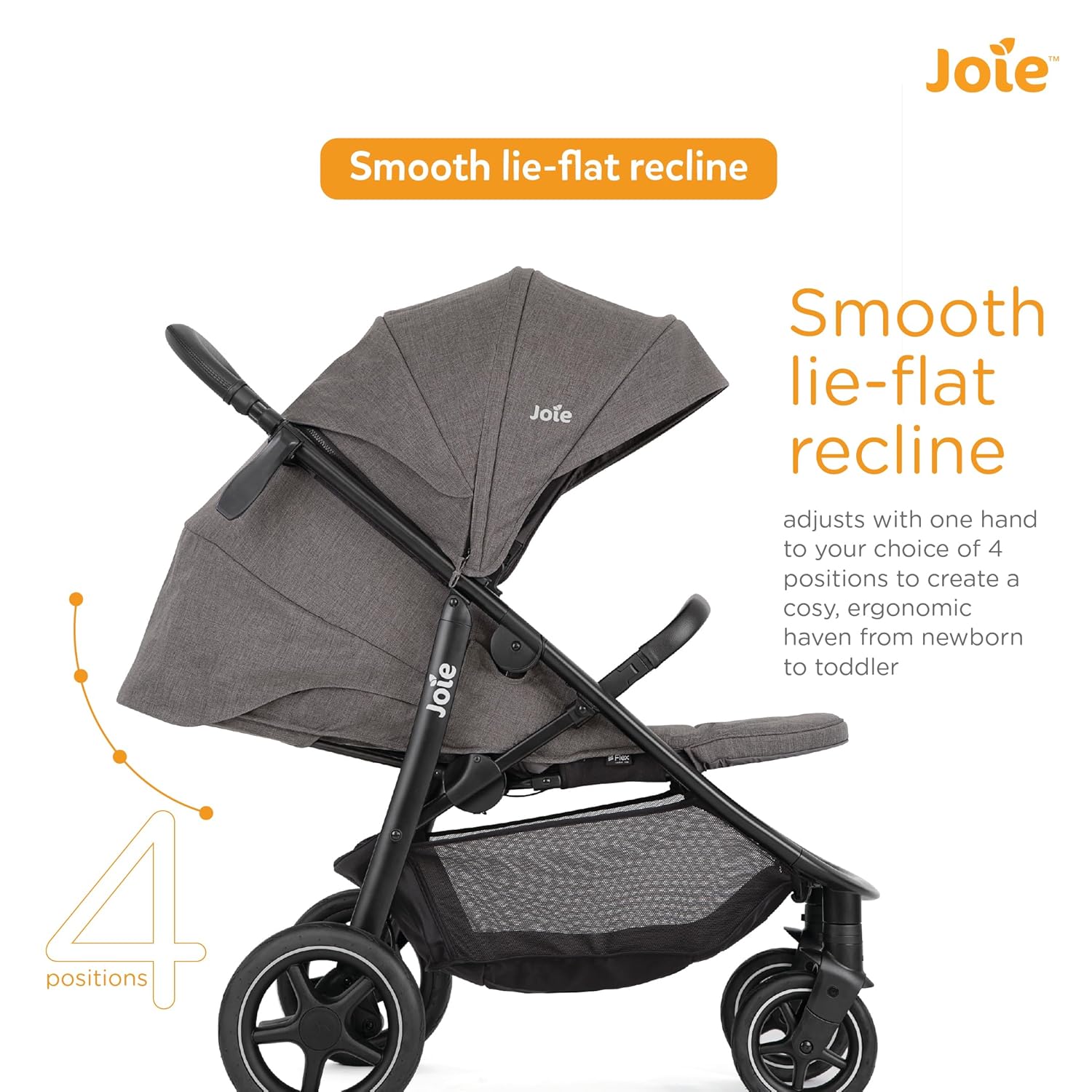 Joie Stroller Mytrax Pro Thunder Birth+ to 22 kg