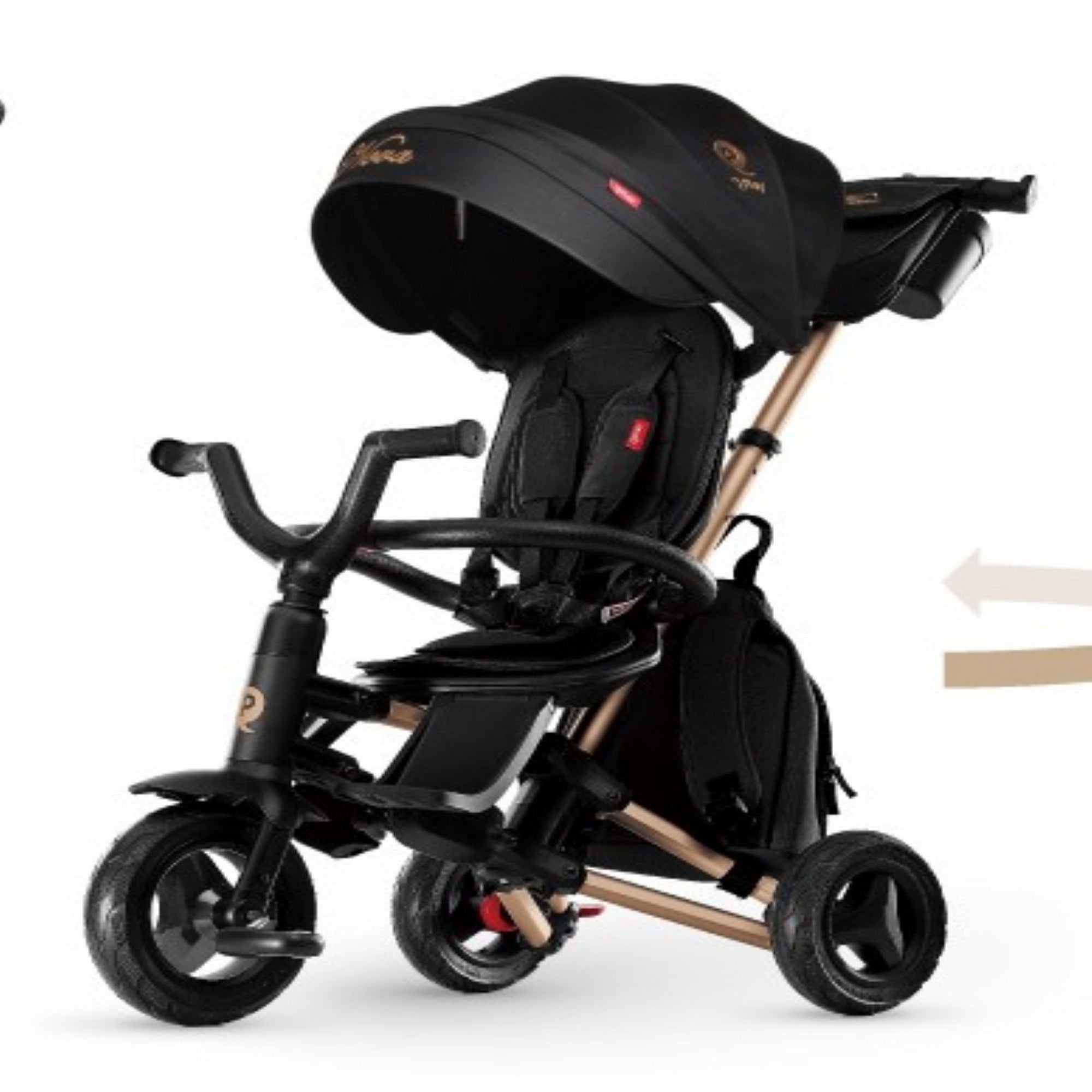Qplay Trikes Nova Limited Edition Golden Black 10 to 72 Months