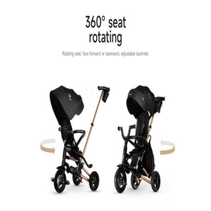 Qplay Trikes Nova Limited Edition Golden Black 10 to 72 Months - The Mom Store