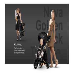 Qplay Trikes Nova Limited Edition Golden Black 10 to 72 Months - The Mom Store