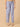 Front view of blue floral maternity pants ‚Äì soft cotton elastic waist trousers for pregnancy.