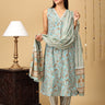 Saaya Maternity and Nursing Sleeveless Kurta Set With Dupatta - MEW - SK - SAAY - S