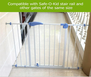 Safe-O-Kid -10CM Safety Gate Extension- White & Blue - Safety Gate