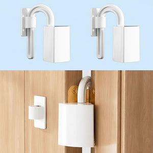 Safe-O-Kid 2 Pcs Baby Safety Door Hinge Guard | Anti-Pinch Finger Protection | Effective Baby Proofing Door Stopper – White - Door Stopper