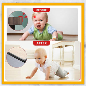 Safe-O-Kid 2MTR Edge Guard- Black - Soft Corner Guard