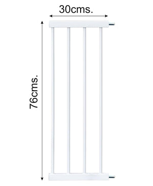 Safe-O-Kid , 30CM Safety Gate Extension/Barricade Baby Safety Metal Extension - Baby Safety