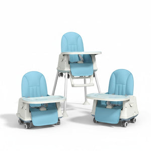 Safe-O-Kid 4-in-1 Baby High Chair Blue - Baby Feeding Gear