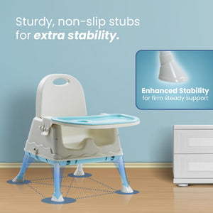 Safe-O-Kid 4-in-1 Baby High Chair Blue - Baby Feeding Gear