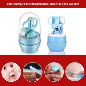 Safe-O-Kid 4-in-1 Baby Nail Grooming Set - Baby Grooming Kit