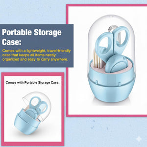 Safe-O-Kid 4-in-1 Baby Nail Grooming Set - Baby Grooming Kit