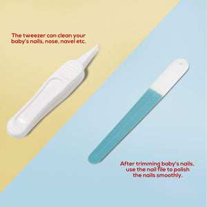 Safe-O-Kid 4-in-1 Baby Nail Grooming Set - Baby Grooming Kit