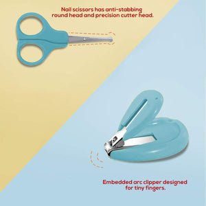 Safe-O-Kid 4-in-1 Baby Nail Grooming Set - Baby Grooming Kit