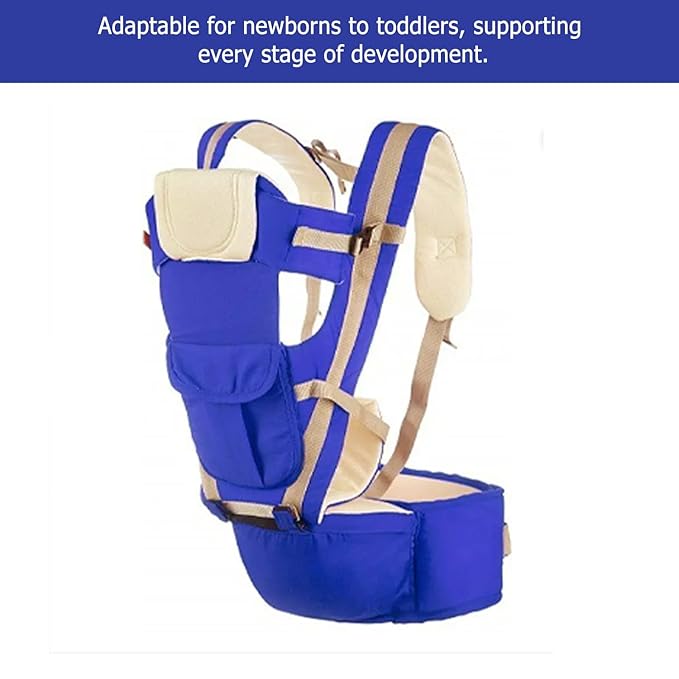 Safe - O - Kid 4 - in - 1 Ergonomic Baby Carrier with Detachable Hip Seat (3–36 Months, Up to 15kg) - Baby Carriers