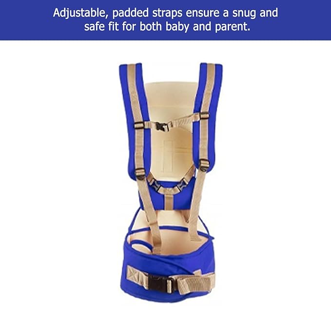 Safe - O - Kid 4 - in - 1 Ergonomic Baby Carrier with Detachable Hip Seat (3–36 Months, Up to 15kg) - Baby Carriers