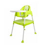 Safe - O - Kid - 5 in 1 Convertible High Chair - Green - SOK9FEED2P011