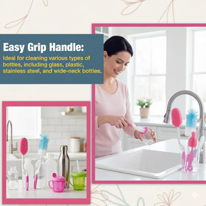 Safe-O-Kid 5-Piece Straw Cleaning Kit - Cleaning Brush Set