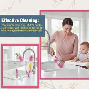 Safe-O-Kid 5-Piece Straw Cleaning Kit - Cleaning Brush Set