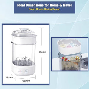 Safe-O-Kid 6 Bottle Advanced Sterilizer | The Mom Store - Bottle Sterilizer