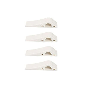 Safe - O - Kid - Anti - Slip Multi - Surface TPR Door Stopper - Pack of 4 White - SOK9LOCDRST001