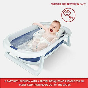 Safe - o - kid Baby Bath Pillow Anti - Slip Bathtub Pad Bath Essentials cushion for infant - White - Cushion Pillow