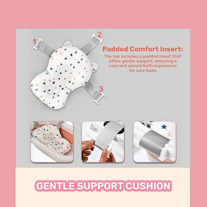 Safe-O-Kid Baby Bath Pillow White | The Mom Store - Cushion Pillow
