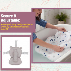 Safe-O-Kid Baby Bath Pillow White | The Mom Store - Cushion Pillow