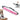 Safe - O - Kid - Baby Chair Safety Seat Strap, Seat Belt for Travel/Home - Pink - SOK9FALLSFTY05