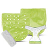 Safe - O - Kid Baby Cloth Diapers, Side Leakage Proof Washable Reusable Diaper - Green - SOK9DIAP001GREEN