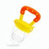 Safe - O - Kid Baby Fruit Nibbler/Pacifier - BPA - Free, 100% Pure Silicone, Teether for Baby | Soft Pacifier & Teether for Infants - Yellow - Food Feeder