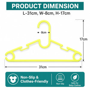 Safe-O-Kid Baby Hanger Set 6-Piece -