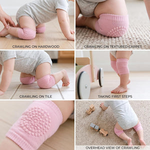 Safe-O-Kid Baby Knee Pads Set of 2 - Baby Anti-Slip Socks