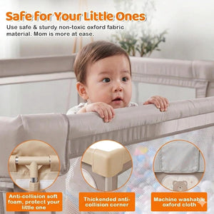 Safe-O-Kid Baby Playpen 120x180 cm with 50 Balls - Activity