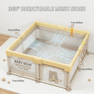 Safe-O-Kid Baby Playpen 120x180 cm with 50 Balls - Activity